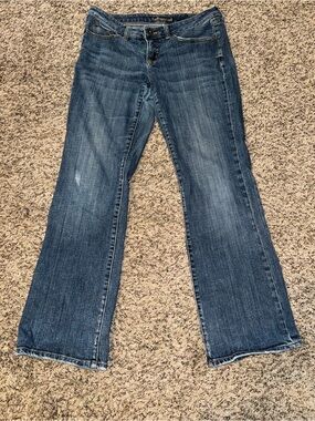 Coldwater Creek Women's Dark Blue Flare Jeans